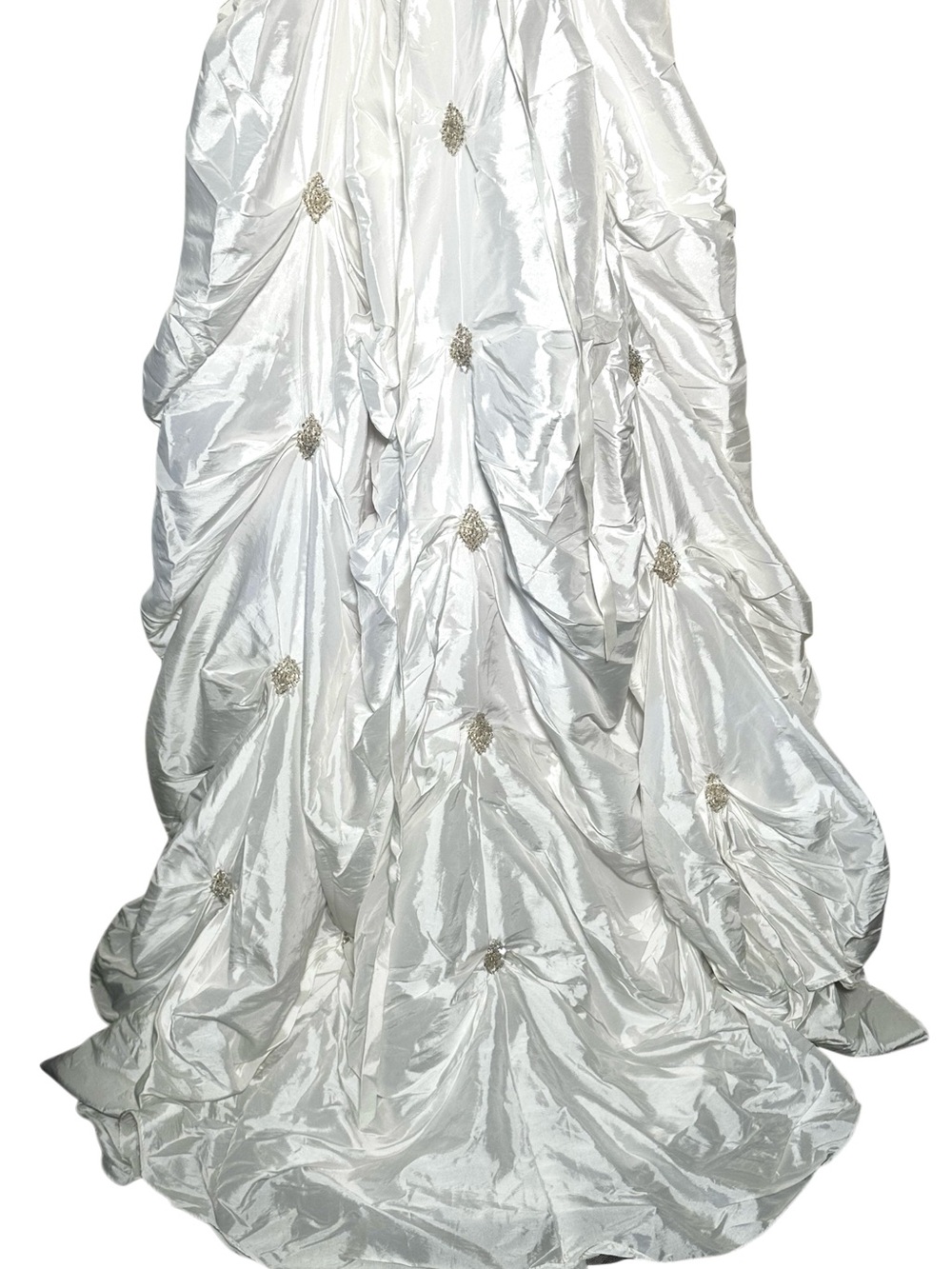 PRINCESSES FOR A DAY Stunning White Wedding Gown This Is Gorgeous Like New - Picture 7 of 14